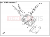 CFMOTO 2017 UTV UFORCE 550 (CF500UTR-2) CYLINDER ASSY