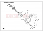 CFMOTO 2017 UTV UFORCE 550 (CF500UTR-2) WATER PUMP ASSY - E08