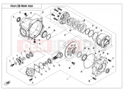 CFMOTO 2019 UTV UFORCE 550 (CF500UTR-2) REAR AXLE(WITH AUTOMATIC DIFFERENTIAL LOCK) - F33-A-V1