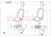 CFMOTO UFORCE 550 (CF500UTR-2) SEAT - F13