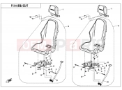 CFMOTO UFORCE 550 (CF500UU) SEAT - F13-A
