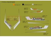 CFMOTO UFORCE 550 (CF500UU) DECAL - F19-1