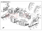 CFMOTO UFORCE 550 (CF500UU) MIDDLE PLASTICS - F04-4