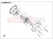 CFMOTO UFORCE 550 (CF500UU) FAN ASSY - E18