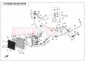 CFMOTO UFORCE 550 (CF500UU) COOLING SYSTEM - F18