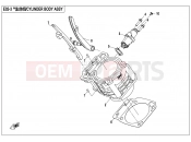CFMOTO UFORCE 550 (CF500UU) CYLINDER BODY ASSY - E02-3