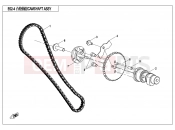CFMOTO UFORCE 550 (CF500UU) CAMSHAFT ASSY - E02-4