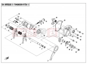 CFMOTO UFORCE 550 (CF500UU) TRANSMISSION SYSTEMï¼3ï¼ - E06-3