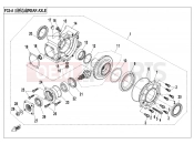 CFMOTO UFORCE 550 (CF500UU) REAR AXLE(2017) - F33-A