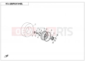 CFMOTO UFORCE 550 (CF500UU) FRONT WHEEL(2017) - F07-A