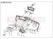 CFMOTO 2020 UTV UFORCE 550 (CF500UU) FRONT PLASTICS - F04-2