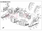 CFMOTO 2020 UTV UFORCE 550 (CF500UU) MIDDLE PLASTICS - F04-4