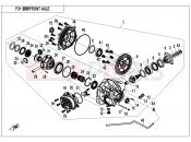 CFMOTO 2020 UTV UFORCE 550 (CF500UU) FRONT AXLE - F31-V1