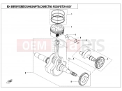 CFMOTO 2020 UTV UFORCE 550 (CF500UU) CRANKSHAFT/CONNECTING ROD/PISTON ASSY - E04