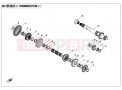 CFMOTO 2020 UTV UFORCE 550 (CF500UU) TRANSMISSION SYSTEMï¼1ï¼ - E06-1
