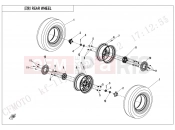 CFMOTO UFORCE 600 (CF600UTR) REAR WHEEL - F11