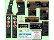 CFMOTO UFORCE 600 (CF600UTR [T1b] ) WARNING DECAL - F19-2-A-V2