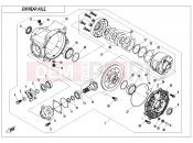 CFMOTO UFORCE 600 (CF600UTR [T1b] ) REAR AXLE(WITH DIFFERENTIAL) - F33-A