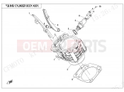 CFMOTO UFORCE 600 (CF600UTR [T1b] ) CYLINDER BODY ASSY. - E02-3