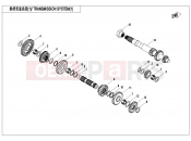 CFMOTO UFORCE 600 (CF600UTR [T1b] ) TRANSMISSION SYSTEM(1) - E06-1