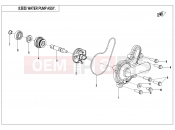 CFMOTO UFORCE 600 (CF600UTR [T1b] ) WATER PUMP ASSY - E08