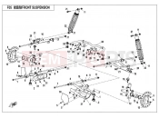 CFMOTO UFORCE 800 (CF800-3) FRONT SUSPENSION