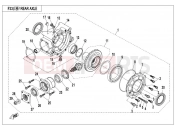 CFMOTO UFORCE 800 (CF800-3) REAR AXLE
