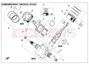 CFMOTO UFORCE 800 (CF800-3) CRANKSHAFT@^CONNECTING GOD@^ PISTON ASSY - E04