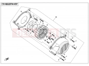 CFMOTO UFORCE 800 (CF800-3) FAN ASSY - E18