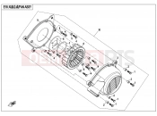 CFMOTO UFORCE 800 (CF800-3) FAN ASSY - E18