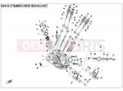 CFMOTO UFORCE 800 (CF800-3) CYLINDER HEAD NO.2 ASSY. - E02-6-V2