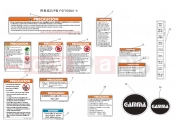 CFMOTO UFORCE 800 (CF800-3) ARGENTINA WARNING DECALS