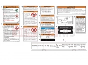 CFMOTO UFORCE 800 (CF800-3) EUROPE WARNING DECALS