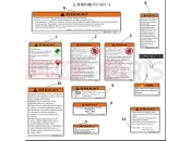 CFMOTO UFORCE 800 (CF800-3) TURKEY WARNING DECALS