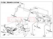 CFMOTO UFORCE 800 (CF800UTR-2) BUMPER @^ CAB FRAME - F23