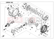 CFMOTO UFORCE 800 (CF800UTR-2) REAR AXLE(AUTOMATIC DIFFERENTIAL LOCK) - F33-A-V3