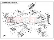 CFMOTO UFORCE 800 (CF800UTR-2) FRONT SUSPENSION - F05