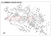 CFMOTO UFORCE 800 (CF800UTR-2) LEFT CRANKCASE COVER ASSY. - E01-5