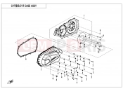 CFMOTO UFORCE 800 (CF800UTR-4) CVT CASE ASSY - E01-3