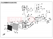 CFMOTO UFORCE 800 (CF800UU-A) WATER COOLING SYSTEM - F18-1