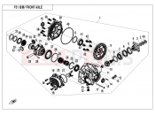 CFMOTO UFORCE 800 (CF800UU-A) FRONT AXLE - F31