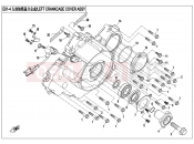 CFMOTO UFORCE 800 (CF800UU-A) LEFT CRANKCASE COVER ASSY - E01-4