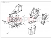CFMOTO UFORCE 800 (CF800UU-A) REAR PLASTIC  - F04-3