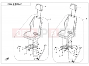 CFMOTO UFORCE 800 (CF800UU-A) SEAT - F13-A