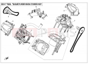 CFMOTO UFORCE 800 (CF800UU-A) CYLINDER HEAD AND CYLINDER ASSY. - E02-V1