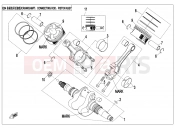 CFMOTO UFORCE 800 (CF800UU-A) CRANKSHAFT @^ CONNETING GOD @^ PISTON ASSY - E04