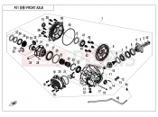 CFMOTO UFORCE 800 (CF800UU-A) FRONT AXLE - F31