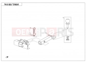 CFMOTO UFORCE 800 (CF800UU-A) TOWBAR (SPLIT) - F40-B