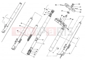 DUCATI 1992 Supersport 600 SS FRONT FORK » FRONT SUSPENSION