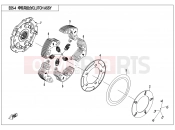 CFMOTO UFORCE 800 (CF800UU-A) CLUTCH ASSY - E05-4